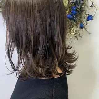 ミディアム カラー newi 京橋 【yuuki】のヘアスタイル