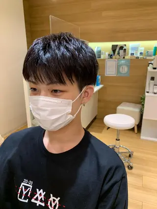 ショート カラー メンズ 全国1位🥇世界5位 小野田　礼花のヘアスタイル