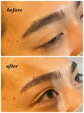 アイブロウ ハーブピーリング/韓国肌管理/フェイシャル/毛穴洗浄/眉毛/顔脱毛【糸脱毛専門】rev所属・ハーブピーリング🌹 毛穴洗浄❤️眉waxのエステ・リラクイメージ