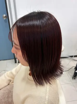 ミディアム カラー 静かに過ごしたい方◯ chic伊藤のヘアスタイル