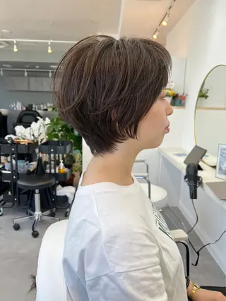 ショート 🌟ショート/シ ョートボブ/岡田🌟のヘアスタイル