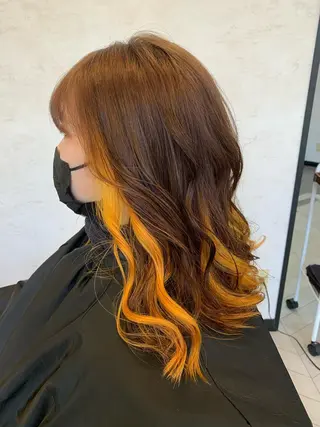 セミロング カラー est hair Ameri 松戸西口店所属・est  店長 ✂︎高橋✂︎のヘアスタイル