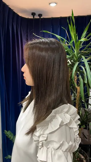 セミロング カラー ☆ HARUKA ☆のヘアスタイル