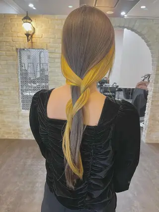 ロング カラー🫧アレンジ 🎀REIMIのヘアスタイル