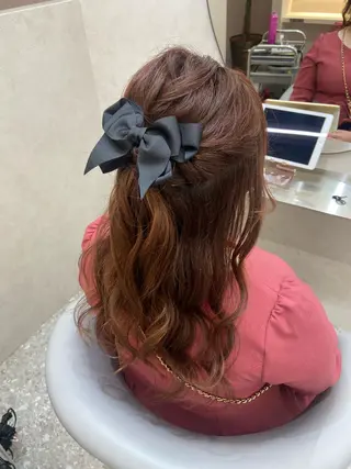 セミロング 新宿/韓国ヘア 中明度カラー/かやのヘアスタイル