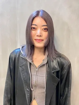 ミディアム カラー パーマ ヘアアレンジ メンズ キッズ ネイル マツエク・マツパ アイブロウ tatsumi/ボブ ウルフ/レイヤーのヘアスタイル