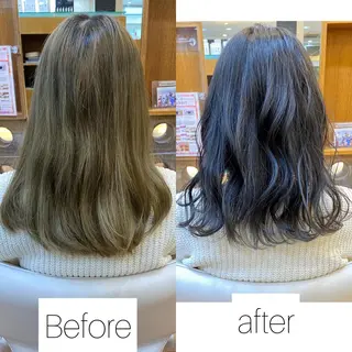 ミディアム カラー 髪質改善専門店QOLU所属・✨髪質改善専門店✨ QOLU✨のヘアスタイル
