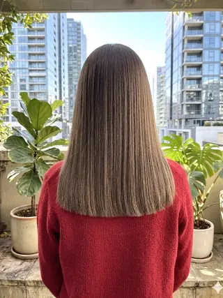 セミロング カラー 海外Style🌱 KOHEIのヘアスタイル
