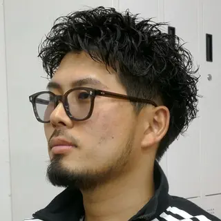 ショート パーマ メンズ 立川/メンズパーマ 厚進太郎のヘアスタイル
