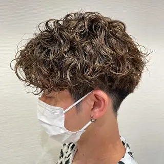 ショート パーマ メンズ 【メンズ縮毛矯正】 田中秀斗のヘアスタイル