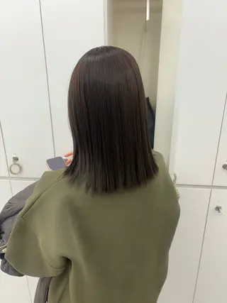 ミディアム 透けるカラー/レイヤ ー❄️KIRATOのヘアスタイル