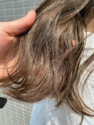 セミロング カラー ヘアアレンジ パーマ指名No1 /namiのヘアスタイル