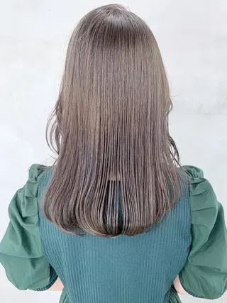 ミディアム カラー パーマ ヘアアレンジ ITbyALBUM 松戸のヘアスタイル