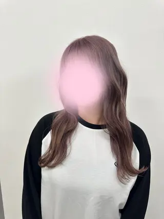 ロング 大井 あんずのヘアスタイル