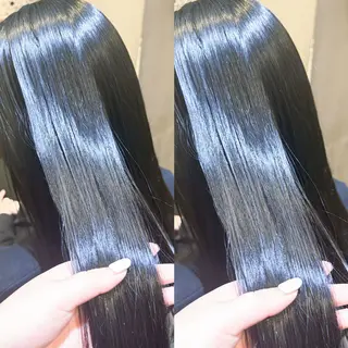 セミロング La fith hair charme 渋谷店【ラフィス ヘアー シャルム】所属・ボブ🫧縮毛🫧渋谷 KURUMI💛のヘアスタイル