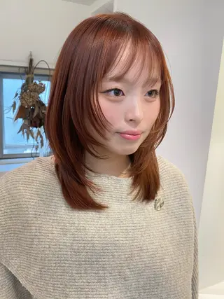 ミディアム カラー ワンカラー募集中！/ Riku🪴のヘアスタイル