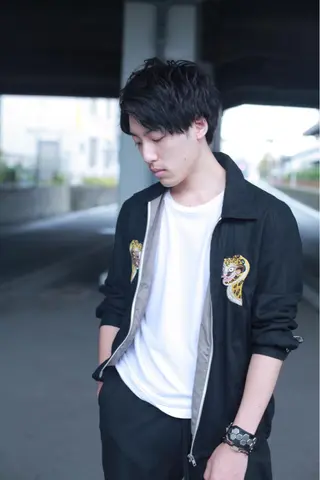 メンズ 髪質改善/イルミナ/ 城崎のヘアスタイル