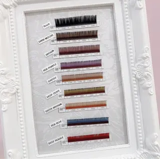 マツエク・マツパ JuQ💎 Riokaのマツエク・マツパデザイン