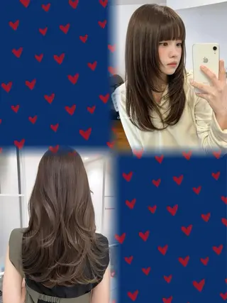 ロング andFINE miyuのヘアスタイル