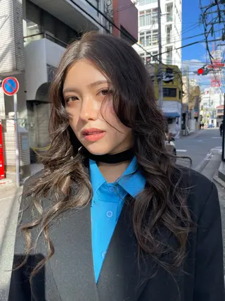 カラー YURiA レイヤー🫧のヘアスタイル