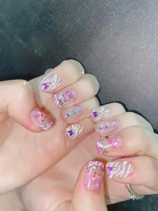 ショート カラー ヘアアレンジ ネイル マツエク・マツパ 💠AYANE /吉祥寺💠のマツエク・マツパデザイン