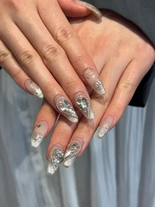 ネイル ガーリーネイル hiroka🩰🎀のネイルデザイン