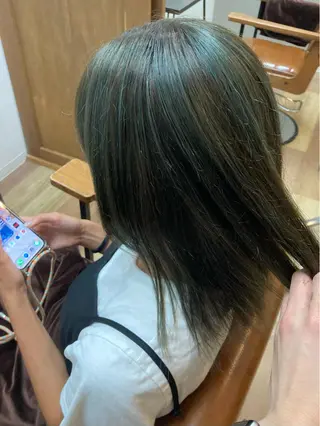 ミディアム カラー 透明感カラー/韓国風 /髪質改善/ゴトウのヘアスタイル