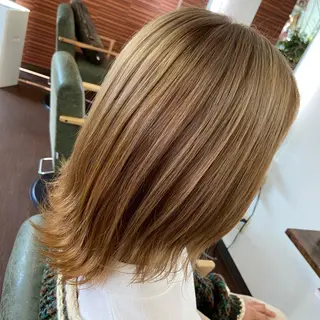 ミディアム インナーカラー指名 No.1菊池柊真のヘアスタイル