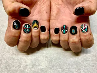 ショート ネイル Beauty Studio TiM所属・TiM【ティム】 近鉄八尾店のネイルデザイン