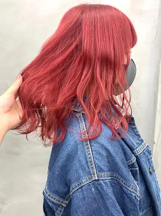 ミディアム カラー suu所属・🐝 hachi🐝のヘアスタイル