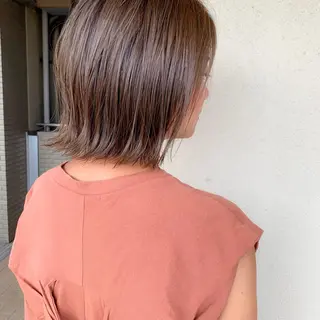 ショート カラー 本町/新町/心斎橋 透明感カラーSANCのヘアスタイル