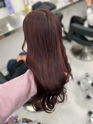 セミロング カラー ヘアアレンジ 愛されカラー🩷 はるなのヘアスタイル