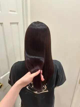 セミロング 曽我 心花のヘアスタイル