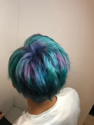 カラー エクステ/カラー/ TOMOYUKIのヘアスタイル