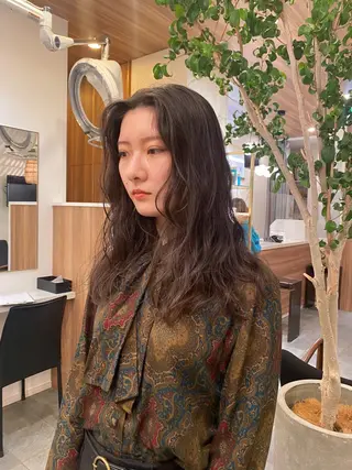 ロング カラー TYCHE GINZA所属・🍃服部 雅哉🍃銀座◎のヘアスタイル