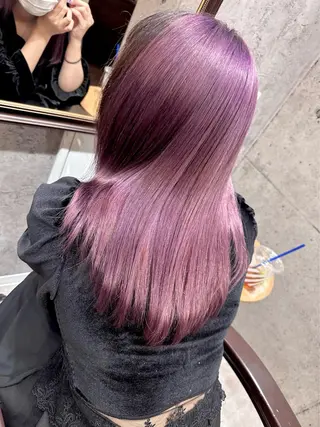 ロング 🔷ブリーチバレイヤ ージュ🔷飯野達也のヘアスタイル