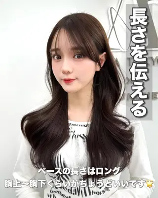 セミロング カラー メンズ 前髪顔まわりカット 🌈中村海聖のヘアスタイル