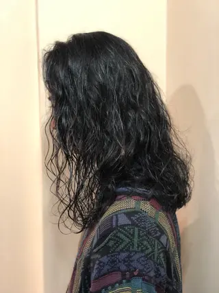 ロング パーマ テライ ケイショウのヘアスタイル