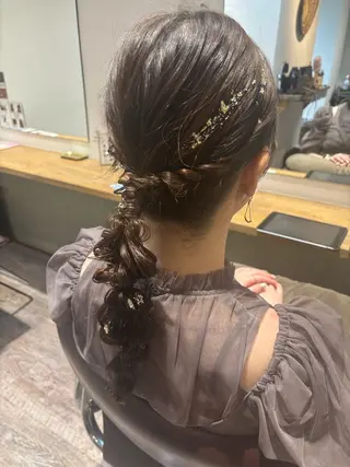 ロング あらい まさえのヘアスタイル