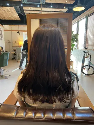 ロング カラー 宮本 玲那のヘアスタイル