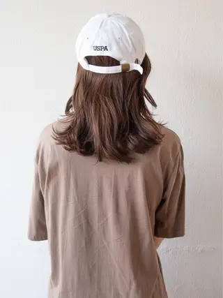 ミディアム 【1日2名様限定】 AFLOAT白川雄副のヘアスタイル