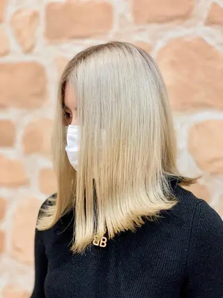 セミロング GATE.所属・GATE. staffのヘアスタイル