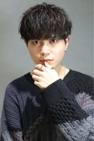 ショート パーマ メンズ Osmann Men's Hair Salon御茶ノ水神保町店【オスマン　メンズ　ヘア　サロン】所属・【メンズカット】 富塚　瑠士のヘアスタイル