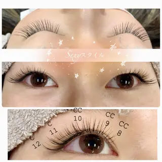 マツエク・マツパ chic　吉崎 翔子のマツエク・マツパデザイン