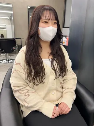 ロング カラー kimika🥑 メンズ/髪質改善のヘアスタイル