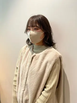 ミディアム カラー CURIO/南船場 /RIN💈🍎のヘアスタイル