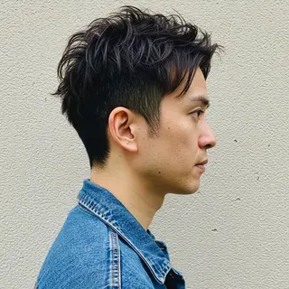 ショート カラー パーマ メンズ 🎸メンズ/パーマ/ ショート🎸工藤達哉のヘアスタイル