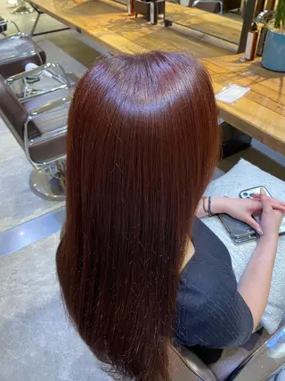 ロング GLAD所属・ナガヤマ ミユのヘアスタイル