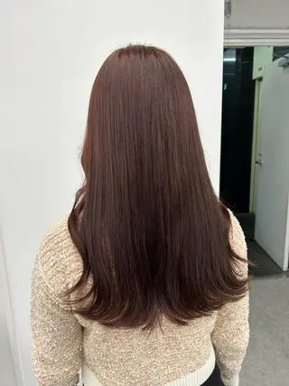 ロング カラー 愛結 暖色カラー🎀🩰のヘアスタイル