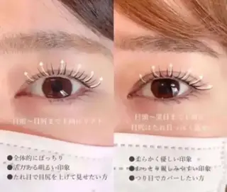 マツエク・マツパ aki_ eyelash_のマツエク・マツパデザイン